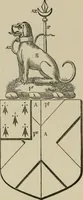 An illustration from The visitation of London : anno Domini 1633, 1634, and 1635. Made by Sr. Henry St. George, kt., Richmond herald, and deputy and marshal to Sr. Richard St. George, kt., Clarencieux king of armes (1880)