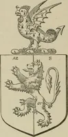 An illustration from The visitation of London : anno Domini 1633, 1634, and 1635. Made by Sr. Henry St. George, kt., Richmond herald, and deputy and marshal to Sr. Richard St. George, kt., Clarencieux king of armes (1880)