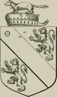 An illustration from The visitation of London : anno Domini 1633, 1634, and 1635. Made by Sr. Henry St. George, kt., Richmond herald, and deputy and marshal to Sr. Richard St. George, kt., Clarencieux king of armes (1880)