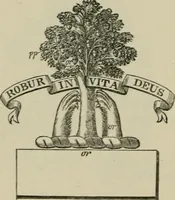 An illustration from The visitation of London : anno Domini 1633, 1634, and 1635. Made by Sr. Henry St. George, kt., Richmond herald, and deputy and marshal to Sr. Richard St. George, kt., Clarencieux king of armes (1880)