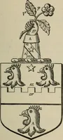 An illustration from The visitation of London : anno Domini 1633, 1634, and 1635. Made by Sr. Henry St. George, kt., Richmond herald, and deputy and marshal to Sr. Richard St. George, kt., Clarencieux king of armes (1880)