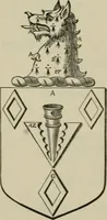 An illustration from The visitation of London : anno Domini 1633, 1634, and 1635. Made by Sr. Henry St. George, kt., Richmond herald, and deputy and marshal to Sr. Richard St. George, kt., Clarencieux king of armes (1880)