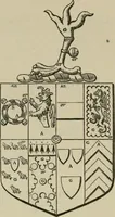 An illustration from The visitation of London : anno Domini 1633, 1634, and 1635. Made by Sr. Henry St. George, kt., Richmond herald, and deputy and marshal to Sr. Richard St. George, kt., Clarencieux king of armes (1880)