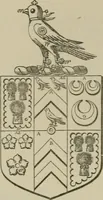 An illustration from The visitation of London : anno Domini 1633, 1634, and 1635. Made by Sr. Henry St. George, kt., Richmond herald, and deputy and marshal to Sr. Richard St. George, kt., Clarencieux king of armes (1880)
