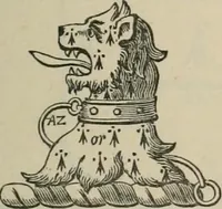 An illustration from The visitation of London : anno Domini 1633, 1634, and 1635. Made by Sr. Henry St. George, kt., Richmond herald, and deputy and marshal to Sr. Richard St. George, kt., Clarencieux king of armes (1880)