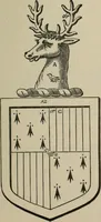 An illustration from The visitation of London : anno Domini 1633, 1634, and 1635. Made by Sr. Henry St. George, kt., Richmond herald, and deputy and marshal to Sr. Richard St. George, kt., Clarencieux king of armes (1880)
