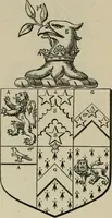 An illustration from The visitation of London : anno Domini 1633, 1634, and 1635. Made by Sr. Henry St. George, kt., Richmond herald, and deputy and marshal to Sr. Richard St. George, kt., Clarencieux king of armes (1880)