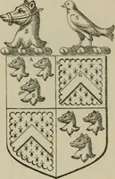 An illustration from The visitation of London : anno Domini 1633, 1634, and 1635. Made by Sr. Henry St. George, kt., Richmond herald, and deputy and marshal to Sr. Richard St. George, kt., Clarencieux king of armes (1880)