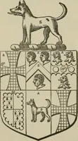 An illustration from The visitation of London : anno Domini 1633, 1634, and 1635. Made by Sr. Henry St. George, kt., Richmond herald, and deputy and marshal to Sr. Richard St. George, kt., Clarencieux king of armes (1880)