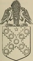 An illustration from The visitation of London : anno Domini 1633, 1634, and 1635. Made by Sr. Henry St. George, kt., Richmond herald, and deputy and marshal to Sr. Richard St. George, kt., Clarencieux king of armes (1880)