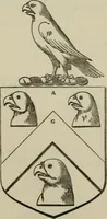 An illustration from The visitation of London : anno Domini 1633, 1634, and 1635. Made by Sr. Henry St. George, kt., Richmond herald, and deputy and marshal to Sr. Richard St. George, kt., Clarencieux king of armes (1880)