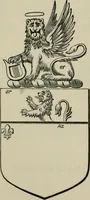 An illustration from The visitation of London : anno Domini 1633, 1634, and 1635. Made by Sr. Henry St. George, kt., Richmond herald, and deputy and marshal to Sr. Richard St. George, kt., Clarencieux king of armes (1880)