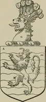 An illustration from The visitation of London : anno Domini 1633, 1634, and 1635. Made by Sr. Henry St. George, kt., Richmond herald, and deputy and marshal to Sr. Richard St. George, kt., Clarencieux king of armes (1880)