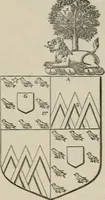 An illustration from The visitation of London : anno Domini 1633, 1634, and 1635. Made by Sr. Henry St. George, kt., Richmond herald, and deputy and marshal to Sr. Richard St. George, kt., Clarencieux king of armes (1880)