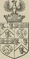 An illustration from The visitation of London : anno Domini 1633, 1634, and 1635. Made by Sr. Henry St. George, kt., Richmond herald, and deputy and marshal to Sr. Richard St. George, kt., Clarencieux king of armes (1880)