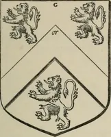 An illustration from The visitation of London : anno Domini 1633, 1634, and 1635. Made by Sr. Henry St. George, kt., Richmond herald, and deputy and marshal to Sr. Richard St. George, kt., Clarencieux king of armes (1880)