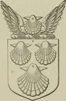 An illustration from The visitation of London : anno Domini 1633, 1634, and 1635. Made by Sr. Henry St. George, kt., Richmond herald, and deputy and marshal to Sr. Richard St. George, kt., Clarencieux king of armes (1880)