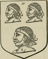An illustration from The visitation of London : anno Domini 1633, 1634, and 1635. Made by Sr. Henry St. George, kt., Richmond herald, and deputy and marshal to Sr. Richard St. George, kt., Clarencieux king of armes (1880)