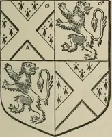 An illustration from The visitation of London : anno Domini 1633, 1634, and 1635. Made by Sr. Henry St. George, kt., Richmond herald, and deputy and marshal to Sr. Richard St. George, kt., Clarencieux king of armes (1880)