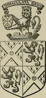 An illustration from The visitation of London : anno Domini 1633, 1634, and 1635. Made by Sr. Henry St. George, kt., Richmond herald, and deputy and marshal to Sr. Richard St. George, kt., Clarencieux king of armes (1880)