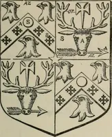 An illustration from The visitation of London : anno Domini 1633, 1634, and 1635. Made by Sr. Henry St. George, kt., Richmond herald, and deputy and marshal to Sr. Richard St. George, kt., Clarencieux king of armes (1880)