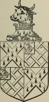 An illustration from The visitation of London : anno Domini 1633, 1634, and 1635. Made by Sr. Henry St. George, kt., Richmond herald, and deputy and marshal to Sr. Richard St. George, kt., Clarencieux king of armes (1880)