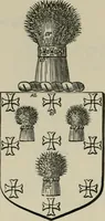 An illustration from The visitation of London : anno Domini 1633, 1634, and 1635. Made by Sr. Henry St. George, kt., Richmond herald, and deputy and marshal to Sr. Richard St. George, kt., Clarencieux king of armes (1880)