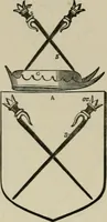 An illustration from The visitation of London : anno Domini 1633, 1634, and 1635. Made by Sr. Henry St. George, kt., Richmond herald, and deputy and marshal to Sr. Richard St. George, kt., Clarencieux king of armes (1880)