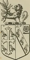 An illustration from The visitation of London : anno Domini 1633, 1634, and 1635. Made by Sr. Henry St. George, kt., Richmond herald, and deputy and marshal to Sr. Richard St. George, kt., Clarencieux king of armes (1880)