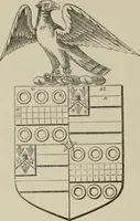 An illustration from The visitation of London : anno Domini 1633, 1634, and 1635. Made by Sr. Henry St. George, kt., Richmond herald, and deputy and marshal to Sr. Richard St. George, kt., Clarencieux king of armes (1880)