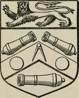 An illustration from The visitation of London : anno Domini 1633, 1634, and 1635. Made by Sr. Henry St. George, kt., Richmond herald, and deputy and marshal to Sr. Richard St. George, kt., Clarencieux king of armes (1880)