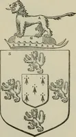 An illustration from The visitation of London : anno Domini 1633, 1634, and 1635. Made by Sr. Henry St. George, kt., Richmond herald, and deputy and marshal to Sr. Richard St. George, kt., Clarencieux king of armes (1880)