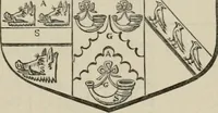 An illustration from The visitation of London : anno Domini 1633, 1634, and 1635. Made by Sr. Henry St. George, kt., Richmond herald, and deputy and marshal to Sr. Richard St. George, kt., Clarencieux king of armes (1880)