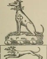 An illustration from The visitation of London : anno Domini 1633, 1634, and 1635. Made by Sr. Henry St. George, kt., Richmond herald, and deputy and marshal to Sr. Richard St. George, kt., Clarencieux king of armes (1880)