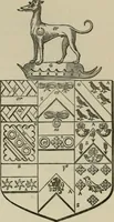 An illustration from The visitation of London : anno Domini 1633, 1634, and 1635. Made by Sr. Henry St. George, kt., Richmond herald, and deputy and marshal to Sr. Richard St. George, kt., Clarencieux king of armes (1880)