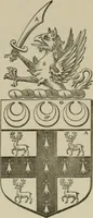 An illustration from The visitation of London : anno Domini 1633, 1634, and 1635. Made by Sr. Henry St. George, kt., Richmond herald, and deputy and marshal to Sr. Richard St. George, kt., Clarencieux king of armes (1880)