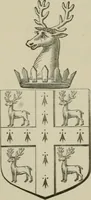 An illustration from The visitation of London : anno Domini 1633, 1634, and 1635. Made by Sr. Henry St. George, kt., Richmond herald, and deputy and marshal to Sr. Richard St. George, kt., Clarencieux king of armes (1880)