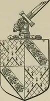 An illustration from The visitation of London : anno Domini 1633, 1634, and 1635. Made by Sr. Henry St. George, kt., Richmond herald, and deputy and marshal to Sr. Richard St. George, kt., Clarencieux king of armes (1880)