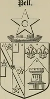 An illustration from The visitation of London : anno Domini 1633, 1634, and 1635. Made by Sr. Henry St. George, kt., Richmond herald, and deputy and marshal to Sr. Richard St. George, kt., Clarencieux king of armes (1880)
