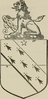 An illustration from The visitation of London : anno Domini 1633, 1634, and 1635. Made by Sr. Henry St. George, kt., Richmond herald, and deputy and marshal to Sr. Richard St. George, kt., Clarencieux king of armes (1880)