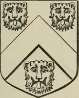 An illustration from The visitation of London : anno Domini 1633, 1634, and 1635. Made by Sr. Henry St. George, kt., Richmond herald, and deputy and marshal to Sr. Richard St. George, kt., Clarencieux king of armes (1880)
