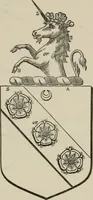 An illustration from The visitation of London : anno Domini 1633, 1634, and 1635. Made by Sr. Henry St. George, kt., Richmond herald, and deputy and marshal to Sr. Richard St. George, kt., Clarencieux king of armes (1880)