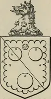 An illustration from The visitation of London : anno Domini 1633, 1634, and 1635. Made by Sr. Henry St. George, kt., Richmond herald, and deputy and marshal to Sr. Richard St. George, kt., Clarencieux king of armes (1880)