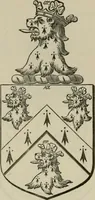 An illustration from The visitation of London : anno Domini 1633, 1634, and 1635. Made by Sr. Henry St. George, kt., Richmond herald, and deputy and marshal to Sr. Richard St. George, kt., Clarencieux king of armes (1880)