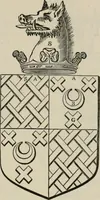 An illustration from The visitation of London : anno Domini 1633, 1634, and 1635. Made by Sr. Henry St. George, kt., Richmond herald, and deputy and marshal to Sr. Richard St. George, kt., Clarencieux king of armes (1880)