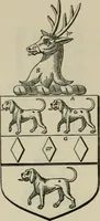 An illustration from The visitation of London : anno Domini 1633, 1634, and 1635. Made by Sr. Henry St. George, kt., Richmond herald, and deputy and marshal to Sr. Richard St. George, kt., Clarencieux king of armes (1880)