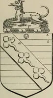An illustration from The visitation of London : anno Domini 1633, 1634, and 1635. Made by Sr. Henry St. George, kt., Richmond herald, and deputy and marshal to Sr. Richard St. George, kt., Clarencieux king of armes (1880)