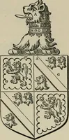 An illustration from The visitation of London : anno Domini 1633, 1634, and 1635. Made by Sr. Henry St. George, kt., Richmond herald, and deputy and marshal to Sr. Richard St. George, kt., Clarencieux king of armes (1880)