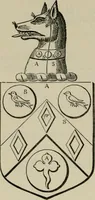 An illustration from The visitation of London : anno Domini 1633, 1634, and 1635. Made by Sr. Henry St. George, kt., Richmond herald, and deputy and marshal to Sr. Richard St. George, kt., Clarencieux king of armes (1880)
