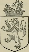 An illustration from The visitation of London : anno Domini 1633, 1634, and 1635. Made by Sr. Henry St. George, kt., Richmond herald, and deputy and marshal to Sr. Richard St. George, kt., Clarencieux king of armes (1880)